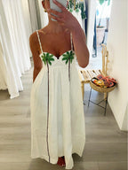 Zinnia - Women's Tropical Maxi Sun Dress